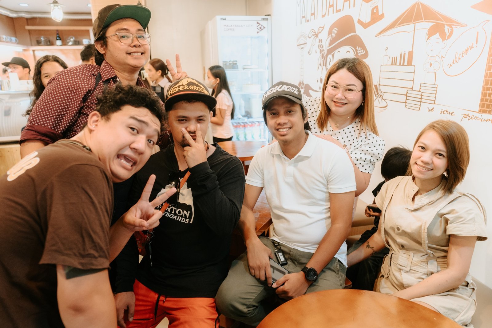 Welcoming coffee shop