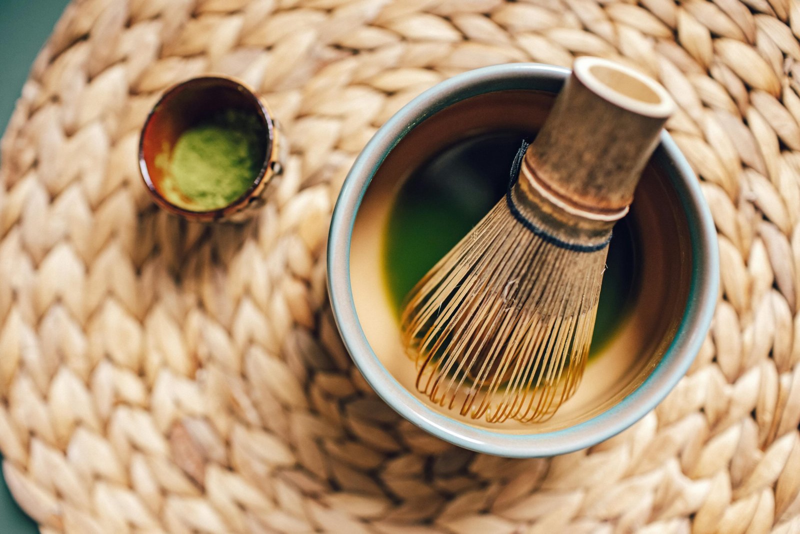 matcha bowl and whisk